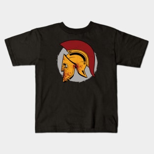 Retro Trojan Helmet Kids T-Shirt